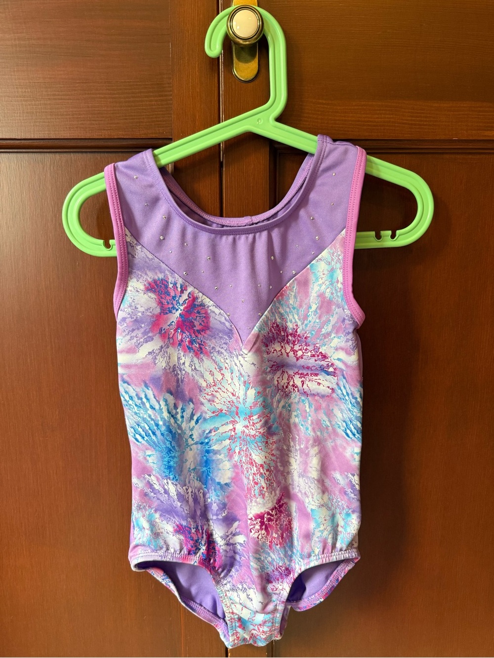 Cat & Jack Purple Pink Blue Sparkle Girls Leotard